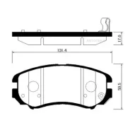 ������� ��������� HSB HP0037 Hyundai Elantra 06-09, Sonata 04-09, Tucson 04-09, Tiburon 04-08 / KIA Magentis 01-09, Sportage 04-09 HSB HP0037 HP0037 �...