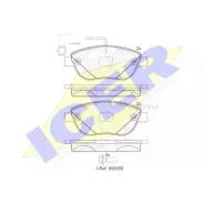 ������� ��������� �������� ICER 181440203 ������, FIAT: 500 1.4 Abarth 07-, 500 C 1.4 Abarth 09-, Fiorino/ 1.3 D Multijet 08-, Linea 1.6 07- 181440203...