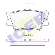 ������� ��������� �������� ICER 181761 ����, TOY A: Camry 06-, RAV 4 III 05- ICER 181761 181761 ����