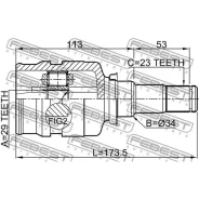 ���� ���������� 29X34X23 Febest 0111NGJ10 0111NGJ10 ����