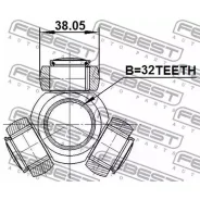������� 32X38.05 Toyota Avensis AT22# AZT220 CDT220 CT220 ST220 ZZT22# 1997.10-2003.01 [EU] Febest 0116CDT220 Febest 0116CDT220 0116CDT220 ����