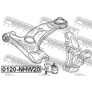 ����� ������� (Toyota Prius NHW20 2003-2009) Febest Febest 0120NHW20 Febest 0120NHW20 0120NHW20 ����