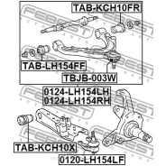 ����� �������� ������� ����� toyota hiace/regiusace kzh1/lh1/rzh1/trh1 1989-2004 Febest 0124LH154LH Febest 0124LH154LH 0124LH154LH ����