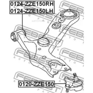 ����� �������� ������ Febest 0124ZZE150RH Febest 0124ZZE150RH 0124ZZE150RH ����