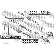 ���������� ������� ������ (Nissan Teana J32 2008-) Febest Febest 0221J32RH Febest 0221J32RH 0221J32RH ����