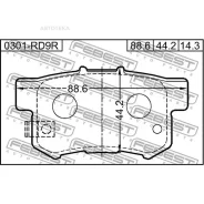 ������� ��������� ������ (Honda Accord CL/CN/CM 2002-2008) Febest Febest 0301RD9R Febest 0301RD9R 0301RD9R ����
