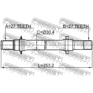 ������� ����� Honda Honda HR-V 0312-Hrvmtlh Febest 0312Hrvmtlh Febest 0312Hrvmtlh 0312HRVMTLH ����