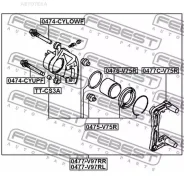 ������� ������ ����� Mitsubishi Pajero IV/Montero V87W/V97W 2006- 0477-V97RL Febest 0477V97RL Febest 0477V97RL 0477V97RL ����
