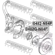 ������� �������� Mitsubishi Lancer/Mirage CJ 1995-2003 0482G-N84F Febest 0482GN84F Febest 0482GN84F 0482GN84F ����