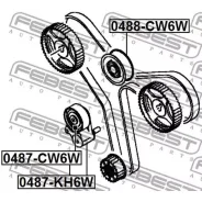 ����� ���������� ����� ��� Mitsubishi Outlander CW# 2006-2012 Febest 0487KH6W Febest 0487KH6W 0487KH6W ����