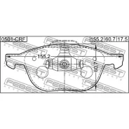 ������� ��������� �������� 0501-CRF Febest 0501CRF Febest 0501CRF 0501CRF ����