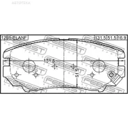 ������� ��������� �������� Hyundai Tucson 2004-2010 Febest 1201Elanf Febest 1201Elanf 1201ELANF ����