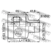 ���� �����. ������ 33�42�35 (Ford Mondeo GE 2000-2007) Febest 2111GERH Febest 2111GERH 2111GERH ����