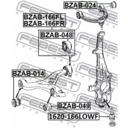 ����������� ������ ���� ����� Mercedes BENZ ML-Class 166 2011- BZAB-166FL Febest BZAB166FL Febest BZAB166FL BZAB166FL ����
