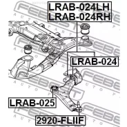 ���������� ��������� ������ (LAND Rover Freelander II 2006-) Febest Febest LRAB024 Febest LRAB024 LRAB024 ����