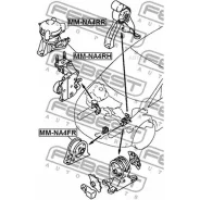������� ��������� �������� Mitsubishi Grandis NA4W/NA8W 2003-2009 Febest MMNA4FR Febest MMNA4FR MMNA4FR ����
