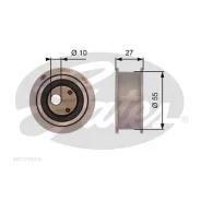 ����� �������� ����� ��� Gates T42042 LADA: 1.5 16V 90- ������������� ����� Gates T42042 T42042 ����