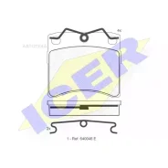 ������� ��������� �������� ICER 140895 ������, VW: Transporter T4, 2.0/2.5, 90-03 ICER 140895 140895 ����