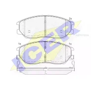 ������� ��������� �������� ICER 181714 ������, Hyundai: Centennial 99-, XG 03-, KIA: Opirus 03-, Ssangy G: Rodius 05-, Stavic 05- 181714 ����