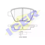 ������� ��������� �������� ICER 181967 ����, AUDI: A3 03-, A3 Sportback 04-, A3 08-, SEAT: LE 05-, Skoda: Octavia 04-, Octavia Combi 04-, Superb 08- I...