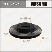 ���� ��������� Toyota Prado �����. ���. ������. Masuma BD1222DL Masuma BD1222DL BD1222DL ����