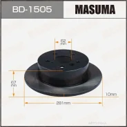 ���� ��������� Toyota Camry ����. (� ����. 2 ��. ) Masuma BD1505 Masuma BD1505 BD1505 ����