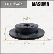 ���� ��������� Lexus RC200T 15- ����. Masuma BD1542 Masuma BD1542 BD1542 ����