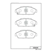 ������� ���������, �������� Kashiyama D5053M HO Accord/Ascot 89-, Rafaga CE4 93-, Inspire CB5 89- Kashiyama D5053M D5053M ����