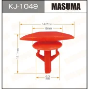 ������ ������������� (����������) Honda Accord/Civic/CR-V 00- Masuma KJ1049 Masuma KJ1049 KJ1049 ����