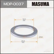 ����� (���������) ��� ����� �������������, 18.3x25.6x2 [��.50 ���� �� 1 ��. ] Masuma MDP0037 Masuma MDP0037 MDP0037 ����