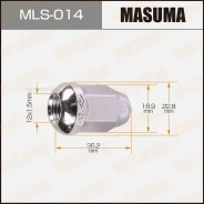 ����� 12x1.5 ��� ���� 19�� (�������� 20 ��, ���� �� 1 ��) Masuma MLS014 Masuma MLS014 MLS014 ����