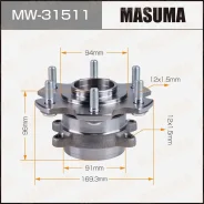 ������� � ����������� Mitsubishi Pajero ����. Masuma MW31511 Masuma MW31511 MW31511 ����
