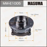 ������� � ����������� BMW X5(F15)/X6(F16) � ��� Masuma MWE1005 Masuma MWE1005 MWE1005 ����