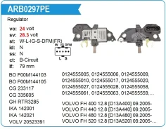 ���� ��������� ���������� ����������� ����: Man, Scania, Volvo, Iveco Krauf ARB0297PE ARB0297PE ����