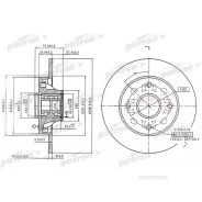 ���� ��������� PSA C4/308 04- ����. � �������. � ������� ABS Patron PBD7014 Patron PBD7014 PBD7014 ����