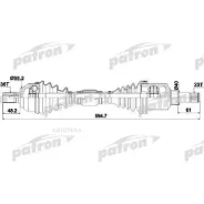 ������� �������� ����� 36x619x56x23 FORD C-MAX 04-07, Focus LL 06- Patron PDS0382 Patron PDS0382 PDS0382 ����