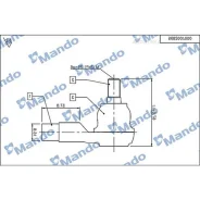 ���������� ������� ���� KIA RIO (DC) Mando DSA020509 Mando DSA020509 DSA020509 ����