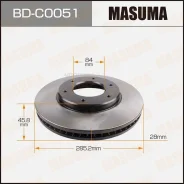 ���� ��������� Toyota Hiace �����. (� ����. 2 ��. ) Masuma BDC0051 Masuma BDC0051 BDC0051 ����