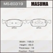 ������� ��������� Renault CLIO 12- ����. �����. Masuma MSE0319 Masuma MSE0319 MSE0319 ����
