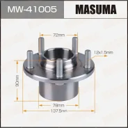 ��������� ���� Masuma front Mazda 3 03-05 Masuma MW41005 Masuma MW41005, �������� MW41005 ����