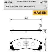 ������� ����. �������� Hagen Hyundai Grandeur(NEW) 3.0 Sangsin Brake GP1068 Sangsin Brake GP1068 GP1068 ����