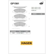 ������� ����. �������� Hagen GMC Savana 1500 09- (D1363) Sangsin Brake GP1561 Sangsin Brake GP1561 GP1561 ����