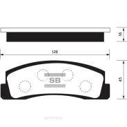 ������� ���������, �������� Sangsin Brake SP1168 LADA NIVA; Sangsin Brake SP1168 SP1168 ����