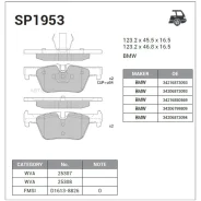 ������� ����. �������� Hi-Q BMW 120d 10- R (D1613) Sangsin Brake SP1953 Sangsin Brake SP1953 SP1953 ����
