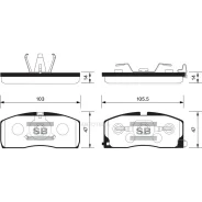 ������� ����. �������� Hi-Q Geely FREE Cruiser 05- (D1511) Sangsin Brake SP2154 Sangsin Brake SP2154 SP2154 ����