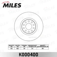 ���� ��������� AUDI A4 00-/A6 97-05/VW Passat 00-05 �������� D=312��. Miles K000400 Miles K000400 K000400 ����