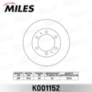 ���� ��������� Toyota Hilux 06- �������� ����. D=297��. Miles K001152 Miles K001152 K001152 ����
