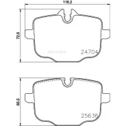 ������� ���. BMW 5,6 F10, F11, F13 Textar 2470401 Textar 2470401 2470401 ����