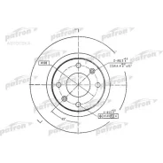 ���� ��������� ������ Citroen Berlingo 96-, Berlingo ������ 96-, BX 86-93, BX Break 88-94, Xantia 9 Patron PBD1220 PBD1220 ����