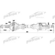 ������� ��� FIAT Ducato, Peugeot Boxer 1.9-2.5D/TD ME5/ML 94 1.4Q +ABS ������ R15, Z 37 � ��� Patron PDS0084 PDS0084 ����